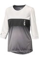 IXS jersey with 3/4 sleeves - CARVE 1.0 W - white/grey