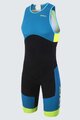 ZONE3 Cycling skinsuit - AEROFORCE SUB 220 REVERSE - black/blue