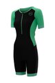 ZONE3 Cycling skinsuit - AQUAFLO PLUS - black/green