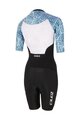 ZONE3 Cycling skinsuit - LAVA  - black/blue/white
