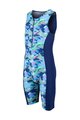 ZONE3 Cycling skinsuit - KID'S DIGITAL PRINT TRISUIT  - blue