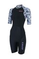 ZONE3 Cycling skinsuit - LAVA - black/blue