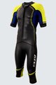 ZONE3 Cycling skinsuit - VERSA - black/yellow