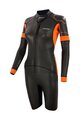 ZONE3 Cycling skinsuit - VERSA - black/orange