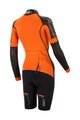 ZONE3 Cycling skinsuit - VERSA - black/orange