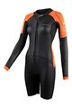 ZONE3 Cycling skinsuit - VERSA - black/orange