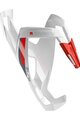 ELITE Cycling bottle cage - CUSTOM RACE PLUS - white/red