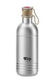 ELITE Cycling water bottle - VINTAGE ALU 600 - silver