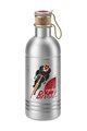 ELITE Cycling water bottle - VINTAGE ALU 600 - silver