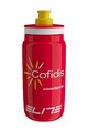 ELITE Cycling water bottle - FLY COFIDIS - red