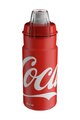 ELITE Cycling water bottle - JET PLUS 550 COCA COLA - red