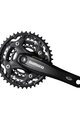 SHIMANO cranks with chainring - M522 175mm 42/32/24 - black