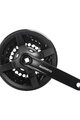SHIMANO cranks with chainring - TOURNEY FC-TY301 OEM 42-34-24 3x6-7-8 - black
