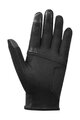 SHIMANO Cycling long-finger gloves - WINDBREAK RACE - black
