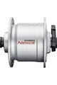 SHIMANO front hub with dynamo - DHC3000 36 - silver