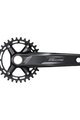 SHIMANO cranks with chainring - DEORE M5100 175mm 30 - black