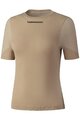 SHIMANO Cycling short sleeve t-shirt - VERTEX SS - beige