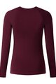 SHIMANO Cycling long sleeve t-shirt - VERTEX LONG - bordeaux