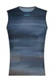 SHIMANO Cycling sleeve less t-shirt - VERTEX PRIMA SL PRINTED - blue
