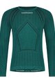 SHIMANO Cycling long sleeve t-shirt - VERTEX LONG - green