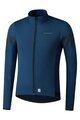 SHIMANO Cycling thermal jacket - BEAUFORT LIGHT - blue