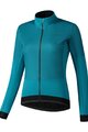 SHIMANO Cycling windproof jacket - KAEDE WIND - turquoise