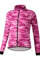 SHIMANO Cycling thermal jacket - FURANO WARM - pink
