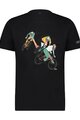 SHIMANO Cycling short sleeve t-shirt - SENTIERO LTD - black