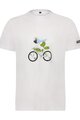 SHIMANO Cycling short sleeve t-shirt - SENTIERO LTD - white