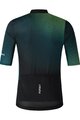 SHIMANO Cycling short sleeve jersey - BREAKAWAY - green/black