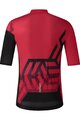 SHIMANO Cycling short sleeve jersey - BREAKAWAY - red/black
