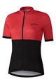 SHIMANO Cycling short sleeve jersey - ELEMENT - red/black