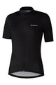 SHIMANO Cycling short sleeve jersey - ELEMENT - black
