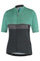 SHIMANO Cycling short sleeve jersey - SUMIRE - green/grey