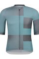 SHIMANO Cycling short sleeve jersey - VELOCE - light blue
