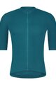 SHIMANO Cycling short sleeve jersey - ELEMENTO - turquoise
