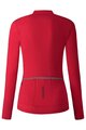 SHIMANO Cycling winter long sleeve jersey - KAEDE THERMAL LONG - pink