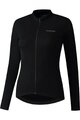SHIMANO Cycling winter long sleeve jersey - ELEMENT LONG - black