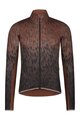 SHIMANO Cycling summer long sleeve jersey - EVOLVE WIND LIGHT - brown