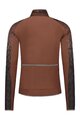 SHIMANO Cycling summer long sleeve jersey - EVOLVE WIND LIGHT - brown