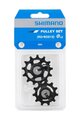 SHIMANO pulleys for the derailleur - PULLEYS GRX RD-RX815 - black