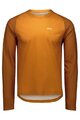 POC Cycling summer long sleeve jersey - MOTION AIR L/S - brown