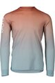 POC Cycling summer long sleeve jersey - ESSENTIAL MTB LITE - blue/red