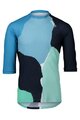 POC Cycling short sleeve jersey - MTB PURE 3/4 - light blue