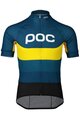 POC Cycling short sleeve jersey - ESSENTIAL ROAD LOGO - yellow/blue