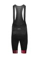 GORE Cycling bib shorts - C5 OPTI - black/red