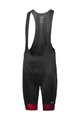 GORE Cycling bib shorts - C5 OPTI - black/red