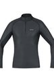 GORE Cycling long sleeve t-shirt - M GWS BL THERMO TURTLENECK - black