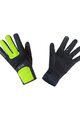 GORE Cycling long-finger gloves - M GWS THERMO - yellow/black