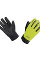 GORE Cycling long-finger gloves - C5 GTX THERMO - yellow
